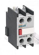 Приставка контактная дополнительные контакты 2НО лицевая DEKraft