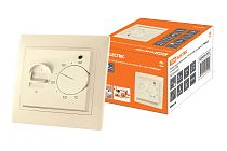 Термостат для теплых полов ТТП 16А 250В с датчиком 3м "Таймыр" сл. кость  TDM