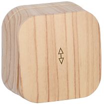 Выключатель одноклавишный для открытой установки проходной ВСп10-1-0-ХС 10А GLORY сосна  IEK