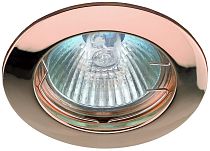 Светильник встраиваемый ЭРА KL1 SC литой простой MR16,12V, 50W медь Светильник встраиваемый ЭРА KL1 SC литой простой MR16,12V, 50W медь