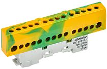 TEKFOR Шина PE "земля" изолированная на универсальном держателе 8х12-14-ЖЗ IEK