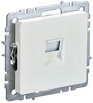 BRITE Розетка компьютерная RJ45 кат.5E РК10-БрЖ жемчуг  IEK