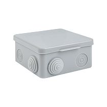 Коробка распаячная КМР-030-031 с крышкой наружная (80х80х50) 7 мембранных вводов IP54 розничный стикер EKF PROxima Коробка распаячная КМР-030-031 с крышкой наружная (80х80х50) 7 мембранных вводов IP54 розничный стикер EKF PROxima