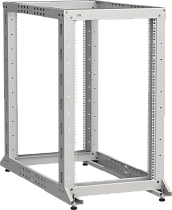ITK LINEA F Стойка двухрамная 42U 600х600-1000мм серая IEK