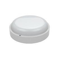Светильник светодиодный ЖКХ Gauss ECO IP65 D140*48 12W 940lm 4000K круглый c оптико-аккустическим сенсором Светильник светодиодный ЖКХ Gauss ECO IP65 D140*48 12W 940lm 4000K круглый c оптико-аккустическим сенсором
