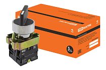 Переключатель BJ25 черный 2 положения I-0 длинная ручка 1з+1р  TDM