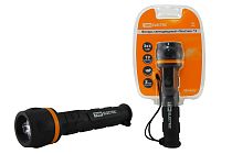 Фонарь светодиодный "Пластик", обрезиненный, 3 светодиода 9 лм/Вт, бат. 2*AA  TDM