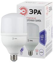 Лампа светодиодная ЭРА STD LED POWER T120-40W-6500-E27 колокол холодный дневной свет