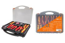 Набор диэлектрического инструмента №2,  пласт. чемодан, 11 предметов,  1000В, “ЭкспертЭлектрик”  TDM