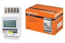 Таймер электронный ТЭ8A-1мин/7дн-8on/off-16А-DIN  TDM