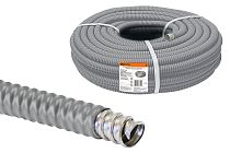 Металлорукав в ПВХ-изоляции РЗ-Ц-П 32 серый без протяжки (20м)  TDM