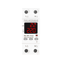 Реле напряжения с ограничителем мощности RE RM-7kw ROSTOKELECTRO
