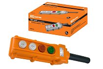 Пульт управления ПКТ-20ПС, кнопки Пуск с фиксацией, Стоп, вверх, вниз, IP54  TDM