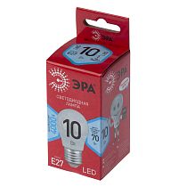 Лампа светодиодная ЭРА RED LINE LED P45-10W-840-E27 R шар нейтральный белый свет Лампа светодиодная ЭРА RED LINE LED P45-10W-840-E27 R шар нейтральный белый свет