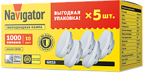 Лампа Navigator 95 324 NLL-GX53-10-230-4K-PACK5