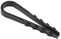 Дюбель хомут 5-10мм нейлон черный  IEK