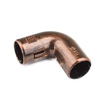 Угол соединительный 90 град. для труб, пвх, цвет Медный (5 шт/уп) Bironi