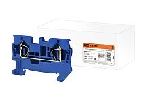 Зажим клеммный безвинтовой (ЗКБ) 1,5 мм2 17,5А синий  TDM