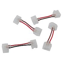 Коннектор средний гибкий для неона GSC12-SCS-IP20-NL  уп. по 10 шт