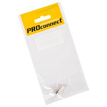 Разъем антенный на кабель, штекер F для кабеля RG-6, (1шт.) (пакет) PROconnect