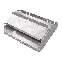 Угол вертикальный внутренний 90 градусов с крышкой Стандарт 600х100 Промрукав