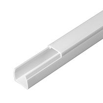 Кабель-канал белый двойной замок в п/э 16х16 (120м/уп) Промрукав