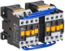 Контактор КМИ-11830 реверс 18А 230В/АС3 2НО  IEK
