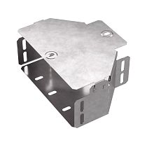 Переходник симметричный с крышкой Стандарт 200х100х80 Промрукав