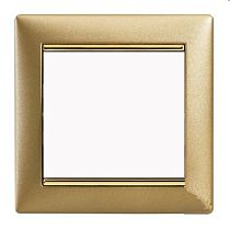 VALENA DIY Рамка 1-местная золото матовое VALENA DIY Рамка 1-местная золото матовое