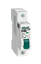 Авт. выкл. без теплозащиты 1P 40А х-ка C 6кА ВА-103M DEKraft