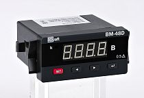 Вольтметр цифровой 96x48мм однофазный, вход 100В, LED-дисплей ВМ-48D DEKraft