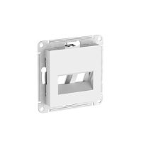 AtlasDesign Белый Накладка двойная для информационных функций типа Keystone