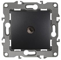 Розетка ЭРА 12 12-3101-05 антрацит телевизионная одинарная