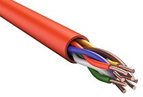 ITK Кабель низкотоксичный КПСВВнг(А)-LSLTx 2х2х0,50 красный (200м)
