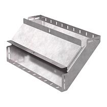 Угол вертикальный внутренний 90 градусов с крышкой Стандарт 500х100 Промрукав