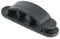 Клипса самоклеящаяся КС-3 черная  IEK