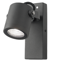 Светильник садово-парковый Gauss Sonata настенный архитектурный, 1xGU10, 172.5*90*130mm, 170-240V /