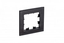 AtlasDesign Nature Металл Оникс Рамка 1-постовая  (Schneider Electric) Systeme Electric (Schneider Electric)