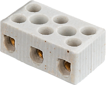 Колодка зажимная винтовая керамическая КЗВ NTB-HCR-3-35/WH (уп.20шт) Navigator Колодка зажимная винтовая керамическая КЗВ NTB-HCR-3-35/WH (уп.20шт) Navigator