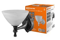 Светильник НББ 21-60-1731 УХЛ4 (черный под серебро, плафон конус алебастр)  TDM