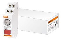 Выключатель кнопочный с индикацией ВКИ-47 красный (LED) 2НО;1НЗ AC/DC  TDM