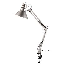 Светильник настольный под лампу е27  General  GTL-044  серебристый большой струбцина (800144) (1/16)