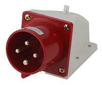 Вилка стационарная ЭРА 524 3Р+РЕ 32А  380В IP44