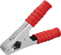 Зажим ОНЛАЙТ 80 866 OAC-100A-105-R25 (крокодил,красный, 100 А)