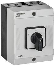 Переключатель кулачковый в боксе стандартная рукоятка 16А схема 53 IEK