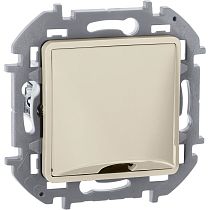 INSPIRIA Вывод кабеля с зажимом для кабеля слоновая кость