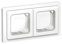 FLITE Рамка 2-местная IP55 Рпро-2-55-ФлБ белый IEK