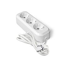 Удлинитель Е-303 ПВС 3*1 3 гнезда с заземлением 2м UNIVERSAL