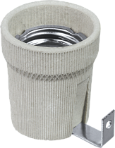 Патрон электрический Navigator NLH-CL-H-E27 керамический с держателем