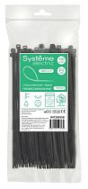 Стяжка кабельная  серии MultiSet 200х2.5 Чёрная (100шт) Systeme Electric (Schneider Electric)